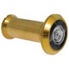 Nuk3y 220 Degree Wide Angle Heavy Duty Door Viewer (1 Pack, Polished Brass)