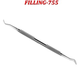 MEDSPO Professional Dental Probes Composite Filling Plugger | William Who | Explorer Root Pulp Canal Spreader Scaler | Ball Burnishers Tartar Remover | Instruments (FILLING 755)
