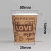 Eurocali 200 Espresso Paper Cups 65 ml Biodegradable Coffee Disposable