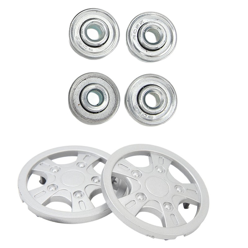 4 Set Luggage Wheels Rotating Flexible Luggage Suitcase Replacement Wheels
