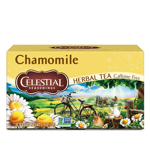 Celestial Seasonings Herbal Tea, Chamomile, 20 Count (Pack of 6)