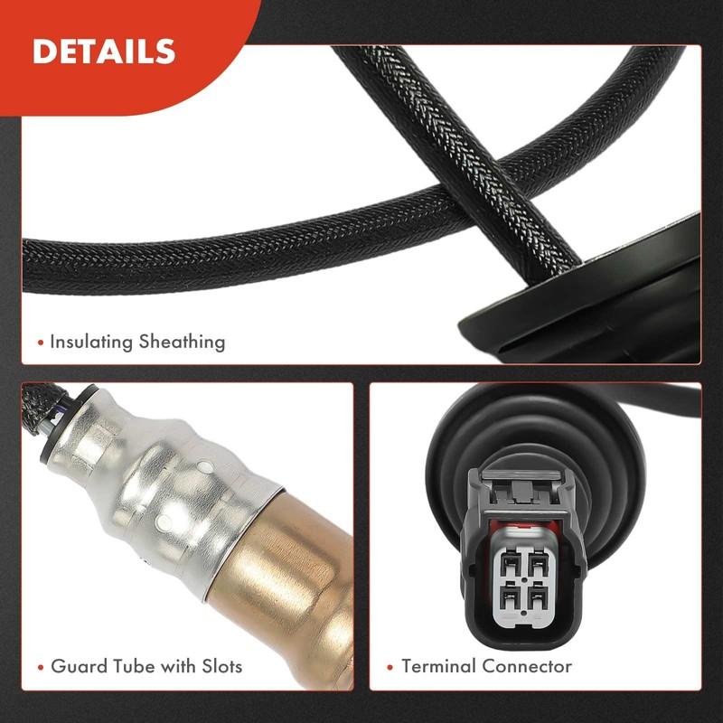 A-Premium - Sensor de oxígeno O2 compatible con Honda Civic