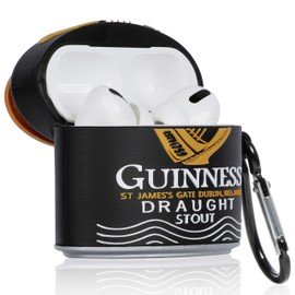 Oqplog for AirPod Pro 2019/Pro 2 Gen 2022 Case Food Design Cover for AirPods Pro Silicone Cases Air Pods Pro Cute Funny Cartoon 3D Kawaii Fun Soft Cool Unique for Girls Boys Teen Girly (Guinss Beer)