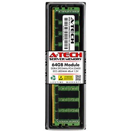 A-Tech 64GB RAM Replacement for Cisco UCS-ML-X64G4RT-H | DDR4 2933MHz PC4-23400 ECC LRDIMM 4Rx4 1.2V 288-Pin Load Reduced DIMM Memory Module