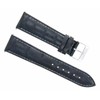 Ewatchparts 18mm Leather Watch Band Strap Compatible With Montblanc Dark