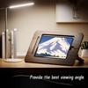 AFOOYO Bamboo Tablet Stand - Portable & Adjustable 5 Angles,