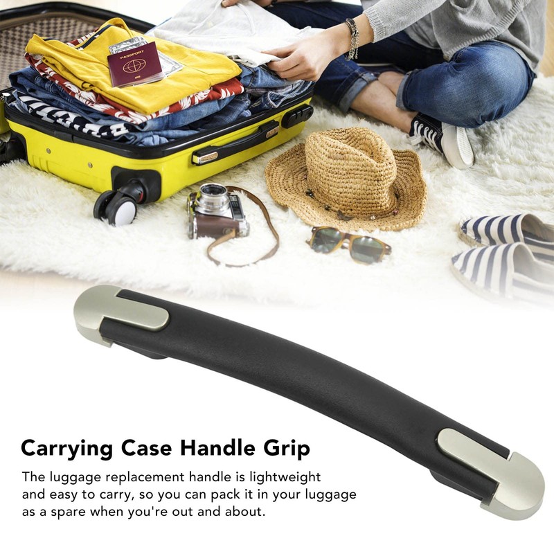Alomejor Suitcase Replacement Handle Plastic Luggage Handle Long Strap Pull