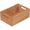 Kesper Allzweckkiste 29x18,5x11cm aus Buche, braun, 29 x 18.5 x