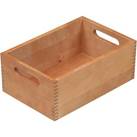 Kesper Allzweckkiste 29x18,5x11cm aus Buche, braun, 29 x 18.5 x 11 cm