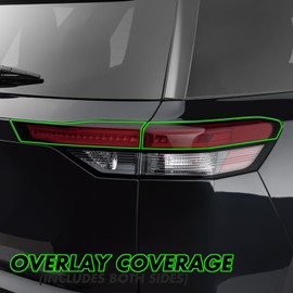 SlickMod PreCut Vinyl Smoke Tint for 2022-2024 Nissan Pathfinder Tail Light (35% Light Smoke, 2. Taillight Cutout)