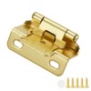 40 Pack 20 Pair Gold Cabinet Hinges - 1/2 inch