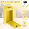 Yaocom Metal Donation Box Collection Box Safe Suggestion Box with