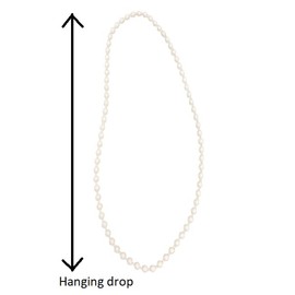 Blindspares Replacement Window Blind White Chain Continuous Loop - 90cm Drop, 4.5mm diameter ball