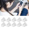 10 Pcs Sound Amplifier Dome Soft Silicone Anti Static Dual