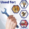 MONTERAL Gas Wrench 25 mm Spanner Designed for Connecting The
