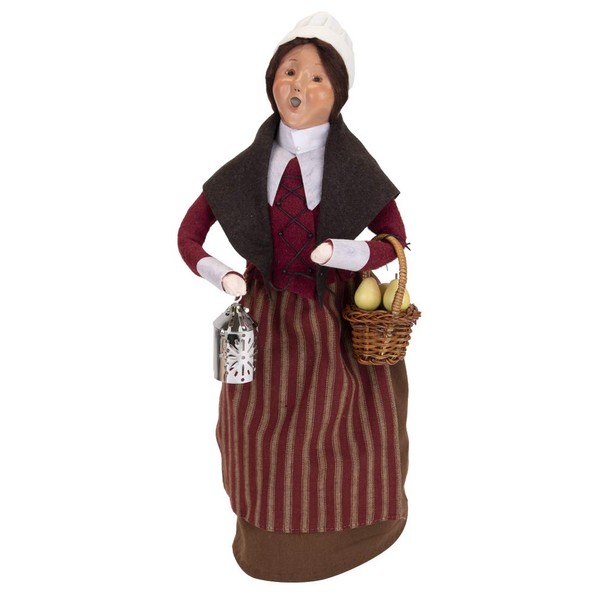 Byers' Choice Pilgrim Woman Caroler Figurine from The Thanksgiving Collection #5011C