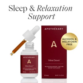 Relaxation & Sleep Support Herbal Liquid Drops, Antioxidant Rich Plant Based Formula, Alcohol Free, Organic, Gluten Free, Third Party Tested, Made in USA