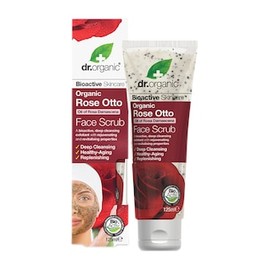 Dr Organic Rose Otto Face Scrub 125ml