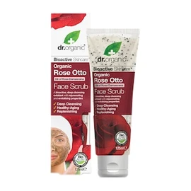 Dr Organic Rose Otto Face Scrub 125ml