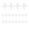ABOOFAN 24 pcs Windmill DIY Kit, White, Paper Windmill, Can
