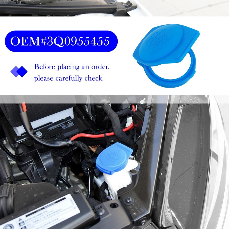 Windshield Washer Fluid Cap,Premium Windshield Wiper Fluid Cap Compatible with