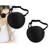 ZoeTekway Pack of 2 Black Pirate Single Eye Patches, Black,