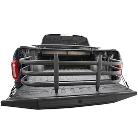 X-terrain Truck Bed Extender for F-150 250, Silverado Sierra Ram 1500 2500HD, Tundra, Titan Pickup Truck Fast Pin Release Design