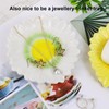 Self Draining Soap Dish Inspired by Daisy Flower Ceramic Waterfall