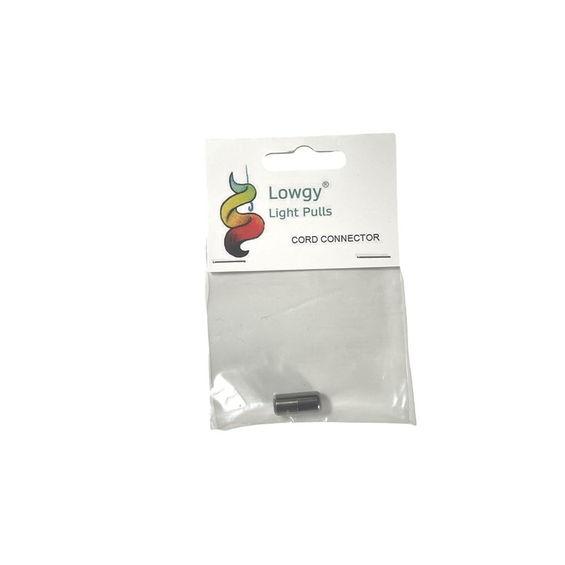 Lowgy Slimline Metal Cord Connector for connecting bathroom light pull