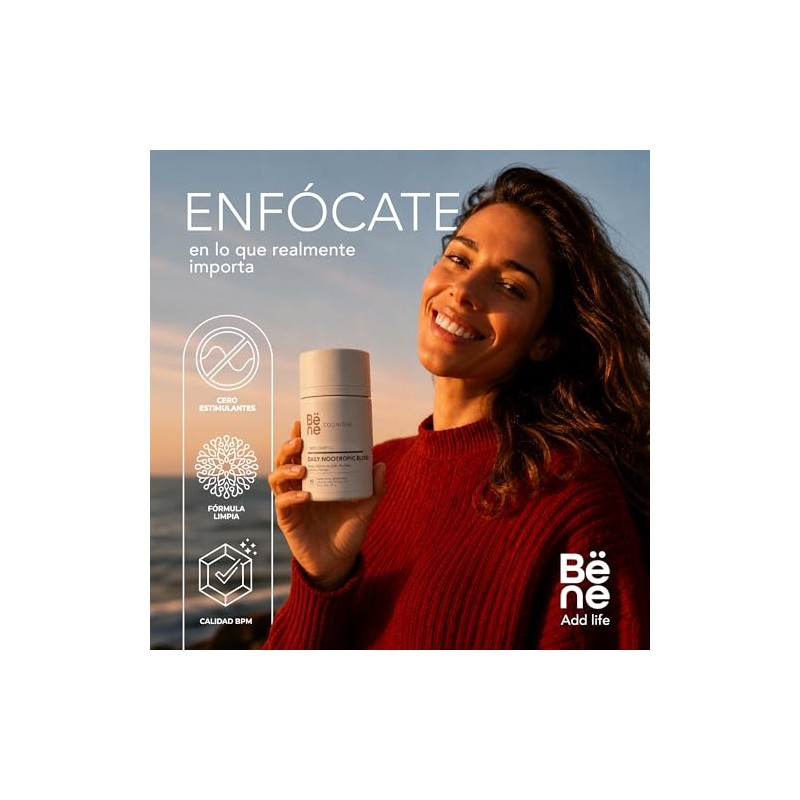 B?ne Add Life, Daily Nootropic Blend 60 C?psulas
