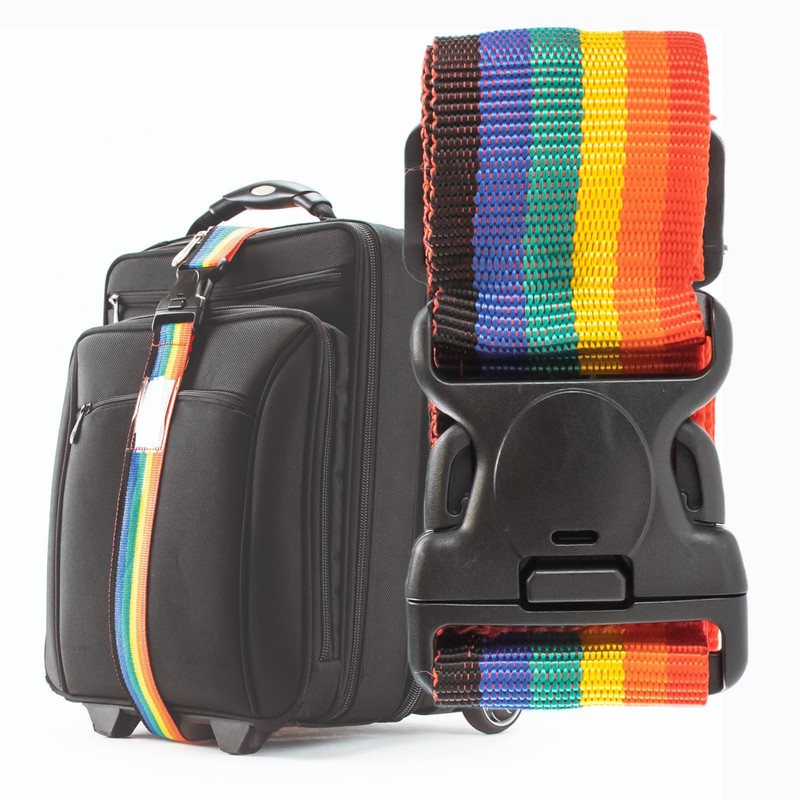 STATUS Luggage Strap Multi Colour | Without Lock | Suitcase