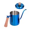 600ml Stainless Steel Manual Coffee Pot Long Narrow Spout Pour