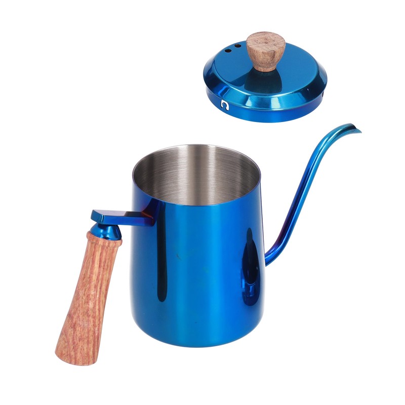 600ml Stainless Steel Manual Coffee Pot Long Narrow Spout Pour