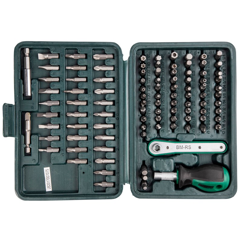 Brüder Mannesmann Safety Bit Set, 99 Pieces, M29899
