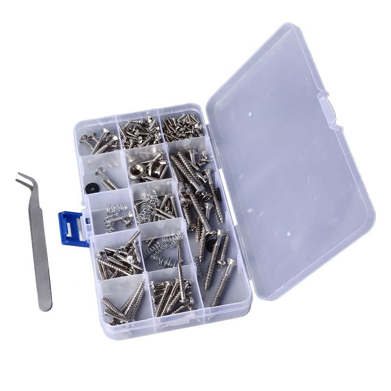 Guitar Repair Screw Kit Electric Acoustic Guitar Mounting Screws Strap