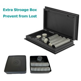 Reversi Game - Vikutu 9.7" Travel Board Game Portable - Extra 2 Storage Box - Folding Board