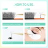 NAGARAKU Eyelash Extension 4D Volume, Ultra Fine, Light and Natural,