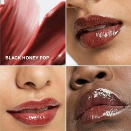 CLINIQUE Pop Plush™ Creamy Lip Gloss Black Honey Pop 0.11 FL OZ/3.4 ml NIB