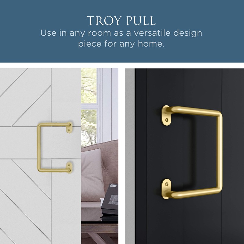 National Hardware N700-105 Troy Pull Handle, Interior Sliding Barn Door