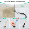 30-Inch Drain Snake Hair Clog Remover - 5 Pack