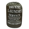 Real Home Innovations Heavy Duty Large Canvas Laundry Bag, Green