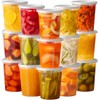 32oz plastic soup/Food container with lids (100 Pack)