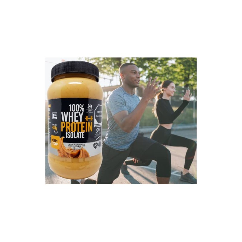 ONTOP CREMA DE CACAHUATE SABOR NATURAL + WHEY PROTEIN ISOLATE