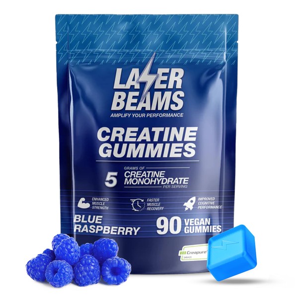 Laser Beams Creatine Monohydrate Gummies - 5g Creapure Creatine per