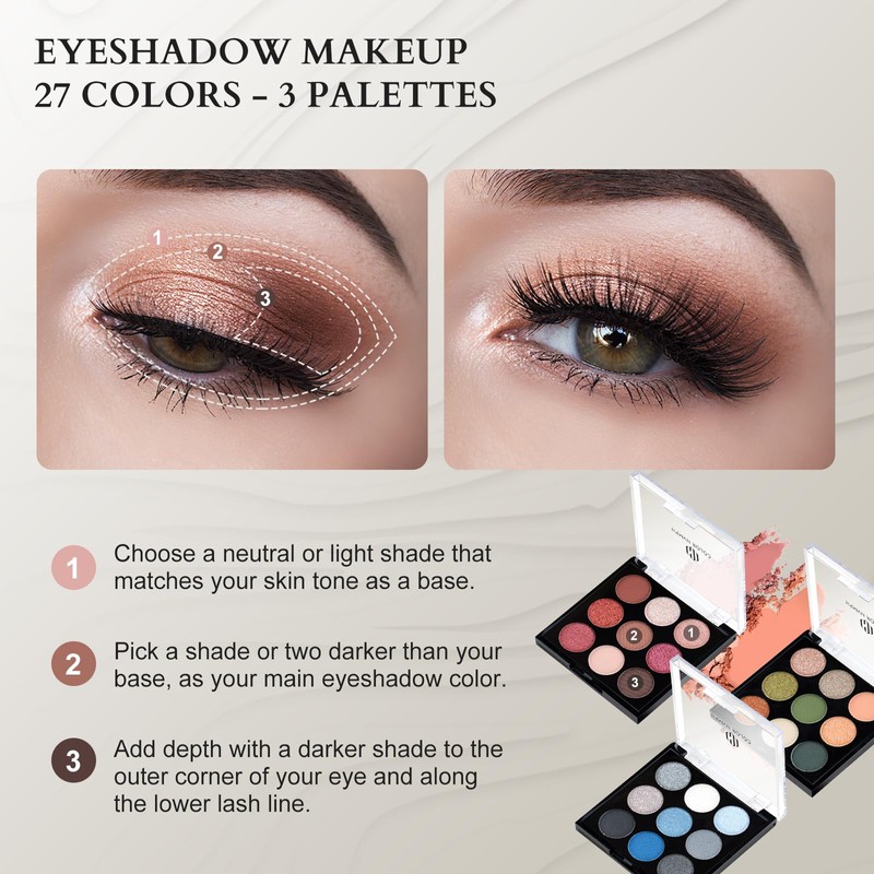 Color Nymph Makeup Sets for Teens Girls Women, Professional Makeup