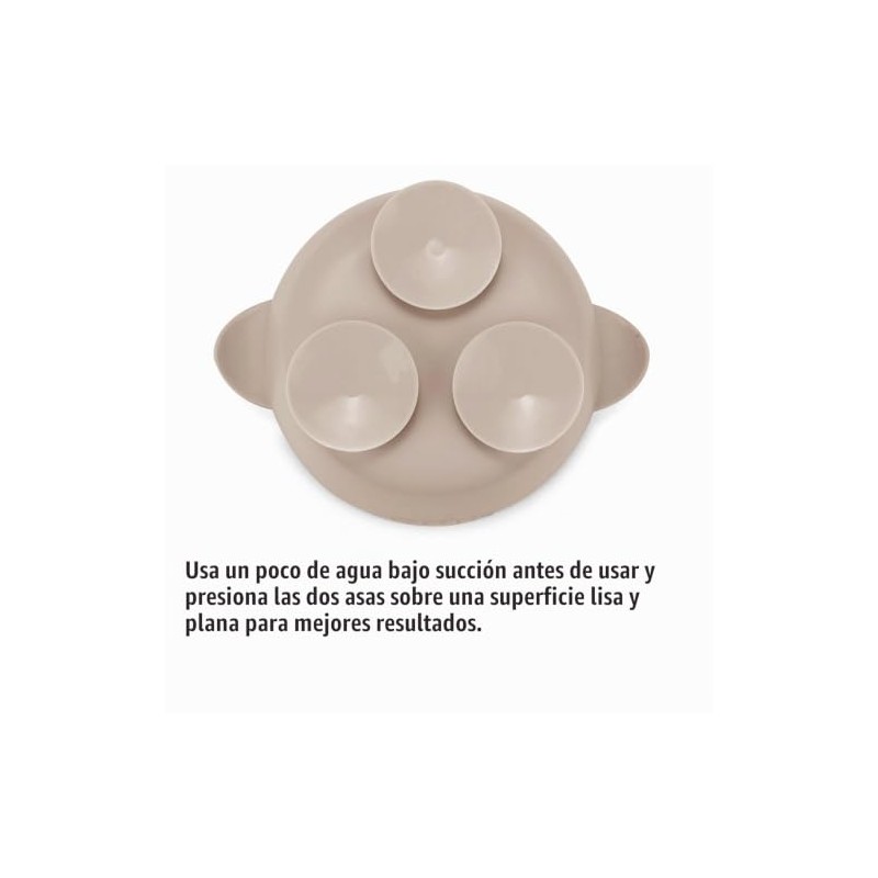 PandaEar - Juego de 3 cuencos de silicona con succión
