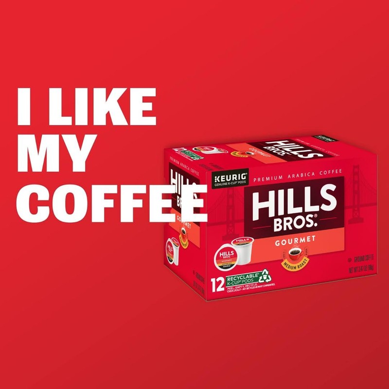 Hills Bros. Gourmet Blend Keurig K-Cup Pods for Keurig Brewers