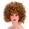 Wicked Costumes 80's Disco Perm Brown for Fancy Dress Accessory
