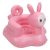 Inflatable Baby Chair Built in Air Pump Soft Cartoon Rabbit