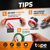 WOD VTC365 Red Vinyl Pinstriping Tape, 1/4 inch x 36